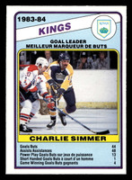 1984-85 O-Pee-Chee #358 Charlie Simmer TL Near Mint OPC 