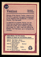 1984-85 O-Pee-Chee #379 Tom Barrasso TR Near Mint+ OPC 