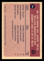 1984-85 O-Pee-Chee #384 Michel Goulet LL Near Mint OPC 