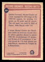 1984-85 O-Pee-Chee #391 Michel Goulet RB Near Mint OPC 