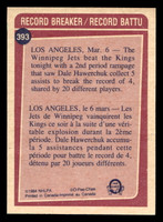 1984-85 O-Pee-Chee #393 Dale Hawerchuk RB Near Mint+ OPC 