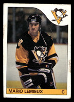 1985-86 O-Pee-Chee #9 Mario Lemieux G-VG RC Rookie Crease 