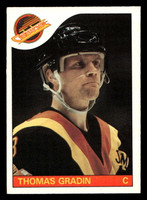 1985-86 O-Pee-Chee #16 Thomas Gradin Near Mint+ OPC 