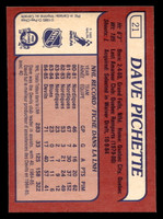 1985-86 O-Pee-Chee #21 Dave Pichette Near Mint OPC 
