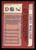 1985-86 O-Pee-Chee #118 Greg Malone Near Mint OPC 