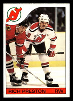 1985-86 O-Pee-Chee #139 Rich Preston Near Mint OPC 