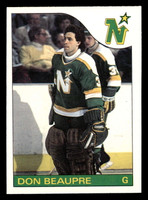 1985-86 O-Pee-Chee #142 Don Beaupre Near Mint OPC 