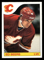 1985-86 O-Pee-Chee #144 Ed Beers Near Mint OPC 