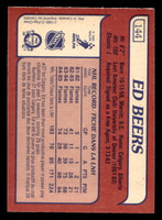 1985-86 O-Pee-Chee #144 Ed Beers Near Mint OPC 