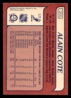 1985-86 O-Pee-Chee #205 Alain Cote Near Mint OPC 
