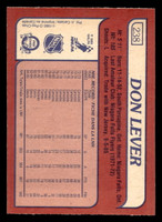 1985-86 O-Pee-Chee #238 Don Lever Near Mint+ OPC 