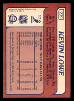 1985-86 O-Pee-Chee #239 Kevin Lowe Near Mint OPC 