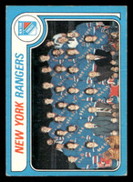 1979-80 O-Pee-Chee #254 Rangers Team CL Excellent+ OPC 