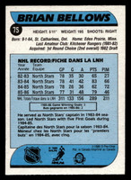 1986-87 O-Pee-Chee #75 Brian Bellows Excellent OPC 