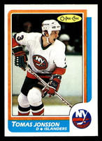 1986-87 O-Pee-Chee #78 Tomas Jonsson Near Mint OPC 