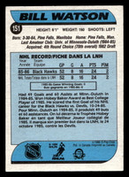 1986-87 O-Pee-Chee #151 Bill Watson Ex-Mint RC Rookie OPC 