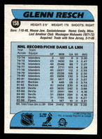 1986-87 O-Pee-Chee #158 Glenn Resch Near Mint OPC 