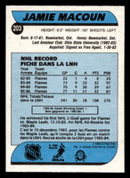 1986-87 O-Pee-Chee #203 Jamie Macoun Ex-Mint OPC 