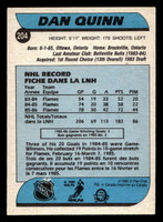 1986-87 O-Pee-Chee #204 Dan Quinn Near Mint OPC 