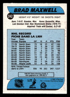1986-87 O-Pee-Chee #242 Brad Maxwell Near Mint OPC 