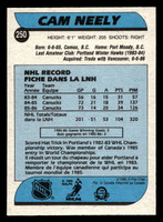 1986-87 O-Pee-Chee #250 Cam Neely Near Mint+ OPC 