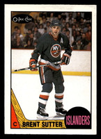 1987-88 O-Pee-Chee #27 Brent Sutter Ex-Mint OPC 