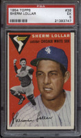 1954 Topps #39 Sherm Lollar Chicago White Sox PSA 5 EX