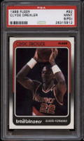1988-89 Fleer #92 Clyde Drexler PSA 9 pd Mint 