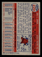1957 Topps #220 Jackie Jensen Excellent+  ID: 511799