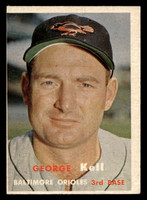1957 Topps #230 George Kell Very Good Miscut 
