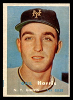 1957 Topps #281 Gail Harris Excellent+  ID: 511815