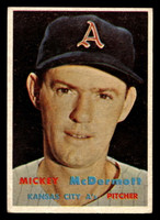 1957 Topps #318 Mickey McDermott Excellent  ID: 511824