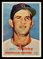 1957 Topps #320 Neil Chrisley VG-EX RC Rookie 