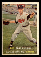 1957 Topps #354 Rip Coleman UER Excellent RC Rookie  ID: 511832