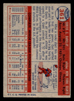 1957 Topps #361 Curt Barclay Excellent RC Rookie  ID: 511837