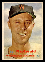 1957 Topps #367 Ed Fitz Gerald Ex-Mint  ID: 511841