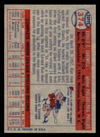 1957 Topps #374 Don Cardwell Excellent+ RC Rookie  ID: 511848