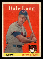 1958 Topps #7 Dale Long Very Good  ID: 511854