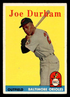 1958 Topps #96 Joe Durham Very Good RC Rookie  ID: 511871