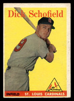 1958 Topps #106 Dick Schofield Excellent  ID: 511872