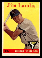 1958 Topps #108 Jim Landis Excellent  ID: 511874