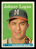 1958 Topps #110 Johnny Logan Excellent+  ID: 511875