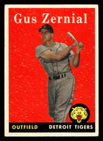 1958 Topps #112 Gus Zernial UER Excellent 