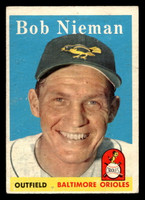 1958 Topps #165 Bob Nieman Excellent  ID: 511882