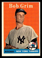 1958 Topps #224 Bob Grim Excellent+  ID: 511890