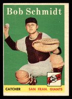 1958 Topps #468 Bob Schmidt Excellent RC Rookie  ID: 511955