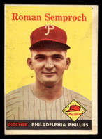 1958 Topps #474 Ray Semproch Good RC Rookie 