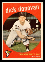 1959 Topps #5 Dick Donovan Excellent+  ID: 511966