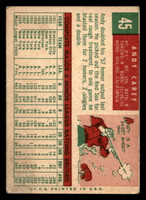 1959 Topps #45 Andy Carey Very Good  ID: 511976