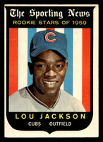 1959 Topps #130 Lou Jackson Excellent RC Rookie  ID: 511997